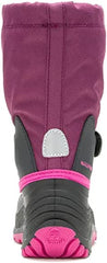 Kamik Waterbug5 Grape Waterproof Adjustable Winter Snow Mid-Calf Boots