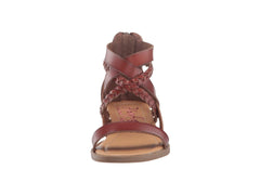Blowfish Malibu Billa-K Scotch Dyecut Crisscrossed Zipper Closure Strap Sandals