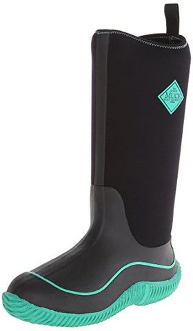 MuckBoots Women's Hale Snow Boot Black/Jade Tall Snow Waterproof Boots