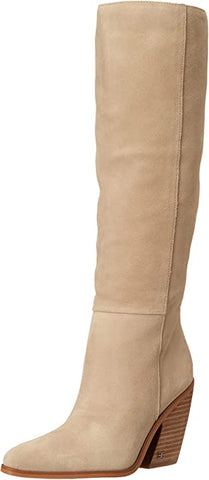 Sam Edelman Annabel Amarillo Sand Stacked Block Heel Pointy Toe Fashion Boots