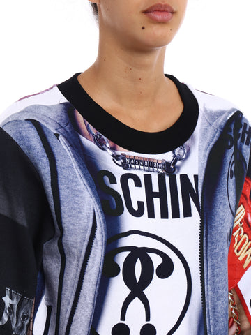 Moschino Women's All-over printed Sweatshirt Multicolour 170254271888