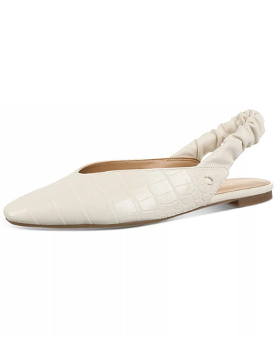 Circus by Sam Edelman Omina Modern Ivory Slingback Strap Pointed Toe Ballet Flat
