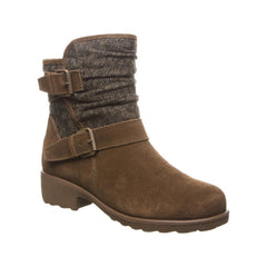 Bearpaw Avery Women's Loden Brown Slouchy Wool Lined Pull On Boot