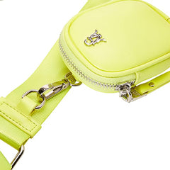 Steve Madden Maxima Covertible Belt Bag Crossbody Lime Neon Yellow