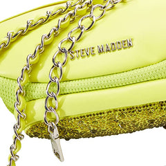 Steve Madden Maxima Covertible Belt Bag Crossbody Lime Neon Yellow
