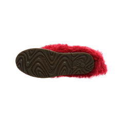 Bearpaw Women's Boetis II Red Natural Fur Vamp Wool Lined Fashion Winter Boot