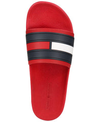 Tommy Hilfiger Elwood Slide Beach Red Slip On Sandal