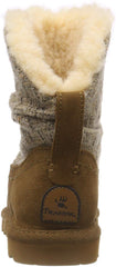 Bearpaw Virginia Hickory Wool Lined Knit Slouchy Warm Fashion Winter Boot