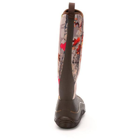 Muck Boots Women Hale Brown/Hot Leaf Camo Neoprene Waterproof Rubber Boot (Brown/Hot Leaf Camo, 10)
