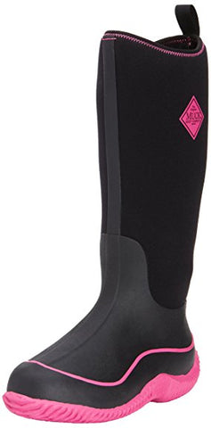Muck Boot Women's Hale Black/Hot Pink Knee High Waterproof Warm Snow Boot