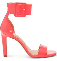 Jessica Simpson Caytie Pink-Patent High Heel Two peice Single Sole Pump