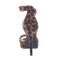 Jessica Simpson Divene Natural Leopard Two Peice Platform Pump Sandal