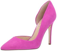 Jessica Simpson Prizma Hot Shot Pink Suede Pointed Toe stiletto Dress Pumps