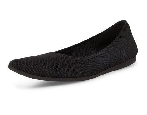 Steve Madden Womens Ramone Pointed-Toe Slip-On Loafer Shoe BLACK