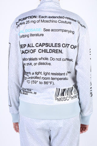 MOSCHINO Women's Pill Pack Printed Zip-up Sweatshirt Multicolour A170141281505