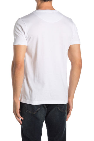 Roberto Cavalli Tiger Graphic Crew Neck Cotton T-Shirt WHITE HST618A47500053