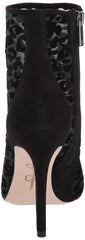 Jessica Simpson Women's Prestin High Heel Mesh Sexy Black Bootie Pumps