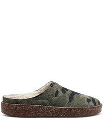 Lucky Brand Tamala 2 Camouflage Comfortable House Slipper Fur Lined Mule Sandals