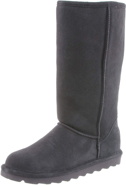 Bearpaw Women's Elle Tall Charcoal Fur Lined Comfortable Dry Winter Fashion Boot