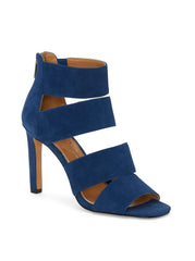 Jessica Simpson Cerina Anchors Down Blue Open Toe HIgh Heel Dress Sandals