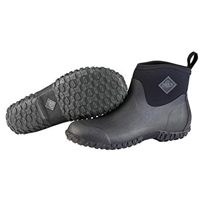 Muck Boot Men's Muckster II Ankle Work Shoe Black Rubber Garden Shoes