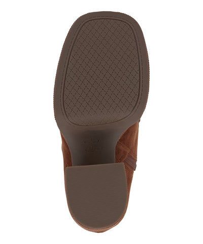 Jessica Simpson Saima Cocoa Powder Lace Up Round Toe Block Heel Platform Boots