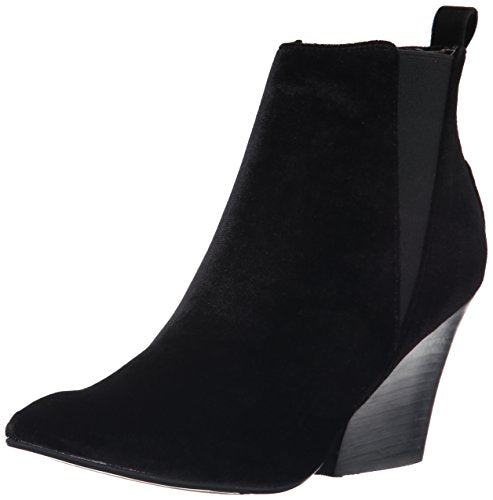 Report Signature Women's Myrna Boot Pointed Toe Black Heel Chic Ankle Booties