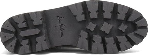 Sam Edelman Garret Black Waterproof Leather Lace Up Platform Combat Ankle Boots