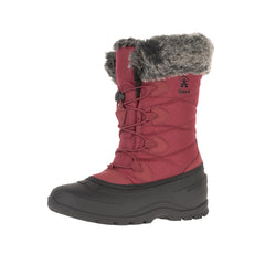 KAMIK MOMENTUM-3 Snow Seam-Sealed Waterproof Plush Faux-Fur Collar Boots RED