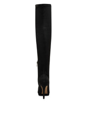 Jessica Simpson Vallrie High Heel Over The Knee Suede Pointed Toe Boots Black