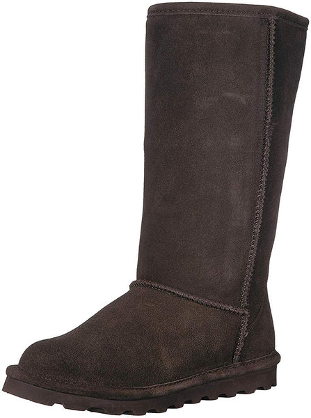 Bearpaw Women's Elle Tall Chocolate Fur Lined Comfortable Winter Fashion Boot