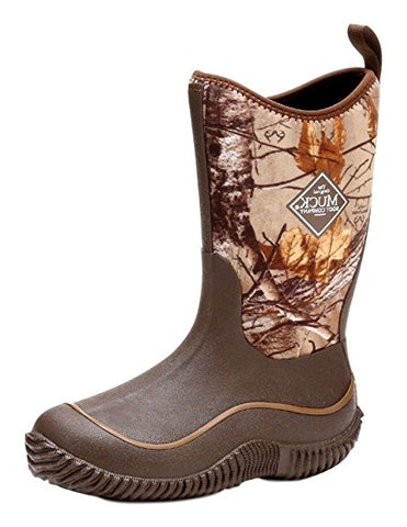 Muck Hale Multi-Season Kids' Rubber Boots Brown With Realtree Xtra Print