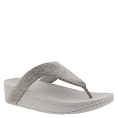FitFlop Lottie Shimmermesh Women's Sandal 9 B(M) US Silver (11)