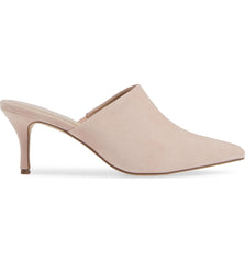 Charles by Charles David Abree Blush Pointy Toe Classic Heeled Mule Sandal
