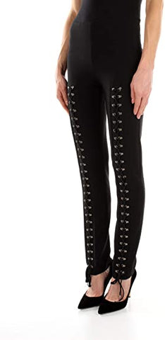Moschino Women's Casual Triacetate Trousers Black A031655240555