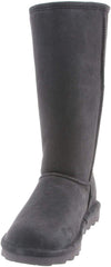 Bearpaw Women's Elle Tall Charcoal Fur Lined Comfortable Dry Winter Fashion Boot