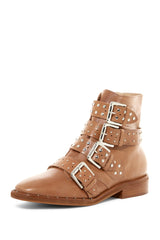 LFL by Lust For Life Women's Miracle Ankle Boot cognac Embellished Booties