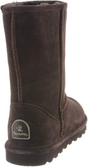 Bearpaw Women's Elle Short Chocolate Wide Fur Lined Water Resistant Winter Boot