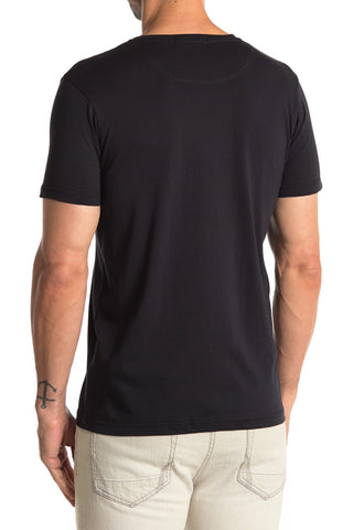 Roberto Cavalli Snake Graphic Crew Short Sleeve T-Shirt BLACK HST607A47505051