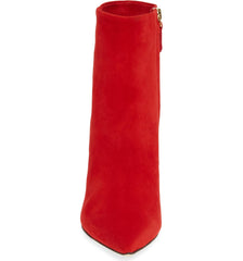 Brian Atwood VIDA Pointy Toe Bootie, Red
